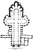 Floor plan of the old cathedral.