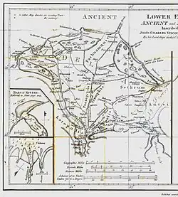 Ancient Nile delta.