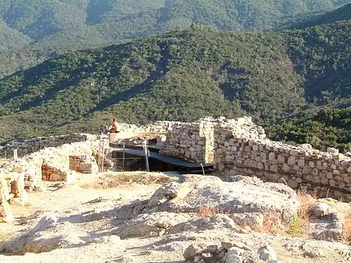 Archaeological site near the village of Stagira