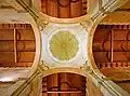 Interior of the dome and "ship's hull" ceilings