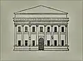 Front facade of the Palazzo Barbaran da Porto with Giant order, from I quattro libri dell'architettura (1570).