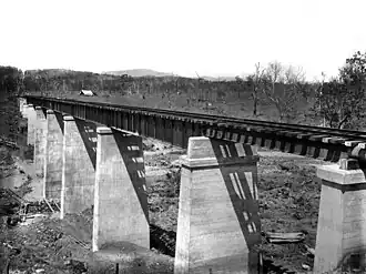 Andromache River railway bridge, 1923