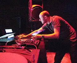 Andy Stott performing live at CMKY Festival 2009