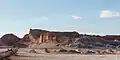Amphitheater formation at the Valley of the Moon in the Atacama Desert