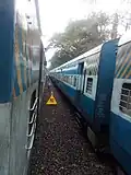 trains crossing