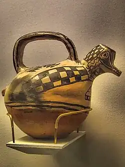 Animorphic effigy jar produced by the people of the Cochiti Pueblo at The Field Museum in Chicago, IL