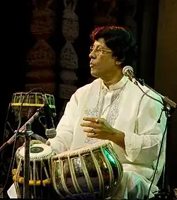Chatterjee performing at Rabindra Mandap, Bhubaneswar, Orissa, 2012.