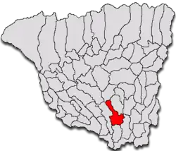 Location in Gorj County