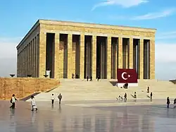 Image 24Anıtkabir designed by Emin Halid Onat and Ahmet Orhan Arda (1944–53) (from Culture of Turkey)