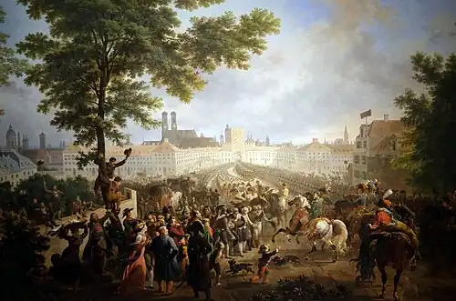 Entry of the French Army into Munich by Nicolas-Antoine Taunay