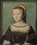 Anne de Pisseleu Duchesse d'Étampes, by Corneille de Lyon, c. 1535–40