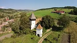Fortified church in Măgheruș