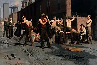 The Ironworkers' Noontime, 1880, Fine Arts Museums of San Francisco