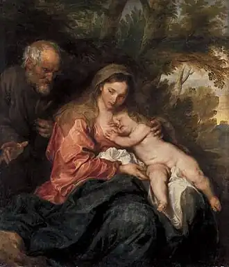 Rest on the Flight into Egypt, c. 1630, Alte Pinakothek, Munich