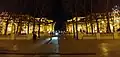 Antigone by night, Montpellier, december 2021