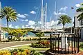 Nelson's Dockyard: view to Freemans bay