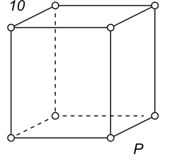 Black-white (antisymmetric) 3D Bravais Lattice number 10 (Orthorhombic system)