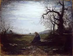 Solitude, by Antonio Fontanesi (1876)