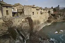 A view from Aouste bridge, over the Sye river