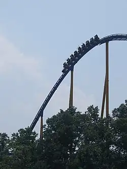 Apollo's Chariot at Busch Gardens Williamsburg, the first B&M Hyper Coaster[111]