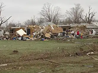 Image 57Damage from the EF3 Mapleton, Iowa tornado. (from Tornadoes of 2011)