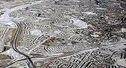 Crowchild Trail at the interchange with Stoney Trail