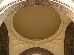 Internal view of the dome with muqarnas designs