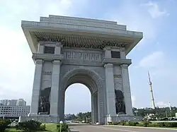 Arch of Triumph in Pyongyang, North Korea