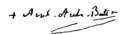Ambrose Maréchal's signature