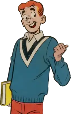 Archie on the cover of Archie and Me no. 1 (October 1964)