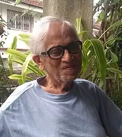 At his Altinho, Panjim, residence.