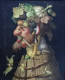 Giuseppe Arcimboldo, Autumn, 1573, oil on canvas, Louvre Museum, Paris