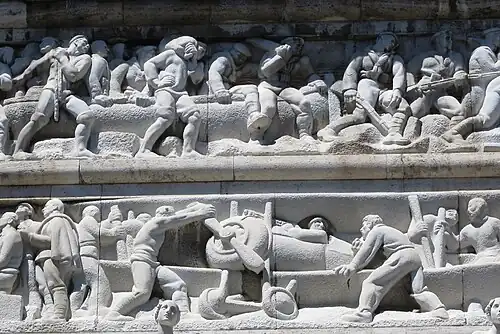 Detail of the allegories