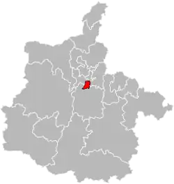 Situation of the canton of Charleville-Mézières-4 in the department of Ardennes