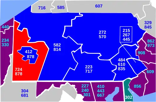 Area code 724