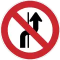 No lane change