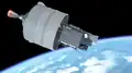 Artistic Representation of MTG-I1 on Ariane 5 during Sylda separation