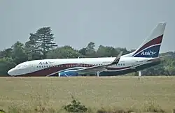 5N-MJF, the aircraft involved in the accident