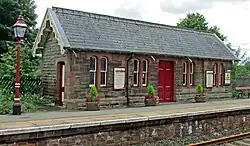 Waiting room on the southbound side at Armathwaite Station