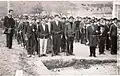Students of "İmroz İlköğretmen Okulu/Imbros Education High School" in military training class, 3&nbsp;December 1967