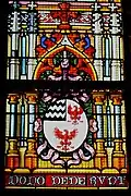 De Wijs family (coat of arms of the de Wijs family in the stained glass window at s'Hertogenbosch cathedral)