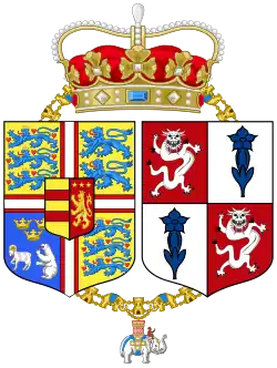 Arms as Princess Alexandra (1995–2005).