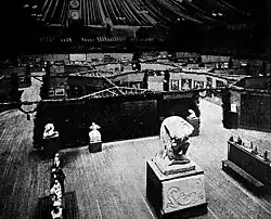 Interior view of the exhibition, 1913, New York City