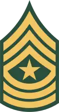 1966–1968, the only authorized insignia for all sergeants major [6]