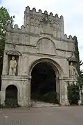 The former entrance gate to Arnos Court