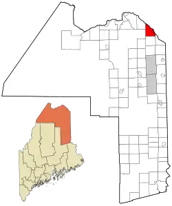 Location of Van Buren, Maine