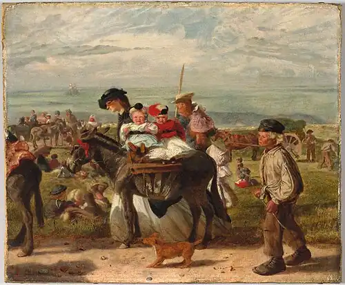The Donkey Ride, 1862