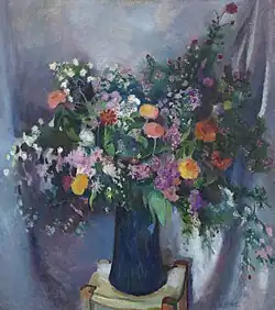 Zinnias and Asters (1915)