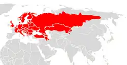 Map of range