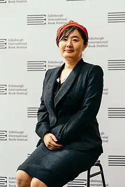 Yuzuki at the 2025 Edinburgh International Book Festival